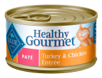 Blue Buffalo Healthy Gourmet Adult Turkey and Chicken Entree Canned Cat Food Online Sale