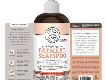 Paws & Pals Natural Oatmeal Shampoo Online Sale