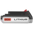 Max Lithium-Ion Battery, For Black & Decker 20-Volt Tools Supply