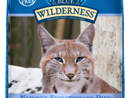 Blue Buffalo Wilderness Grain Free Chicken High Protein Recipe Indoor Dry Cat Food Hot on Sale