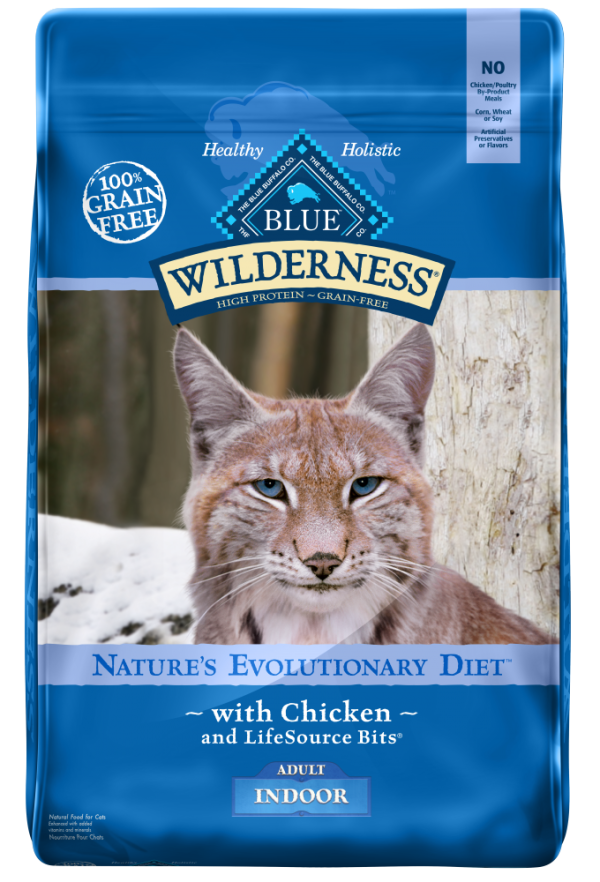 Blue Buffalo Wilderness Grain Free Chicken High Protein Recipe Indoor Dry Cat Food Hot on Sale