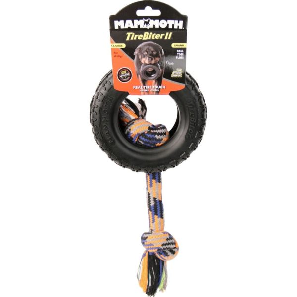 Mammoth TireBiter® with Rope Dog Toy Discount