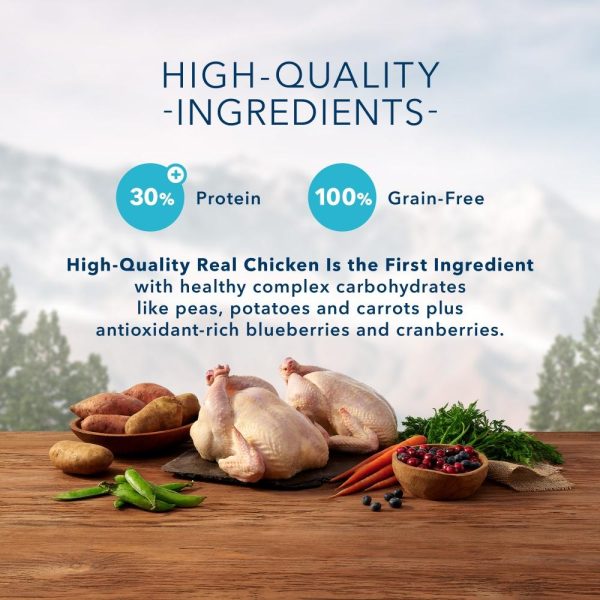 Blue Buffalo Wilderness Grain Free Chicken High Protein Recipe Indoor Dry Cat Food Hot on Sale