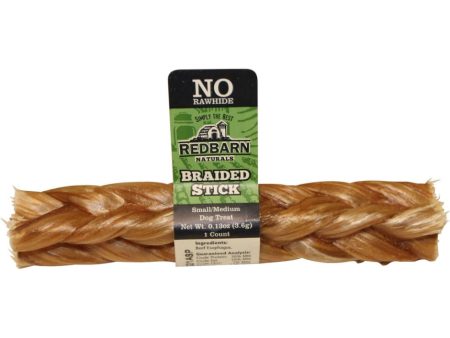 Redbarn Naturals Braided Stick No Rawhide Treat on Sale