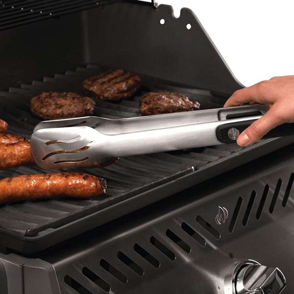 Set accessori per barbecue - Pinza e spatola in acciaio inox For Sale