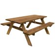 Tavolo da picnic in legno da giardino - OASI - 177x154x74h cm For Sale