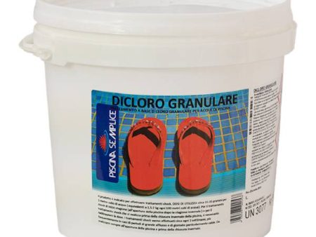 Dicloro granulare al 56 % per trattamento shock - 10 kg Supply