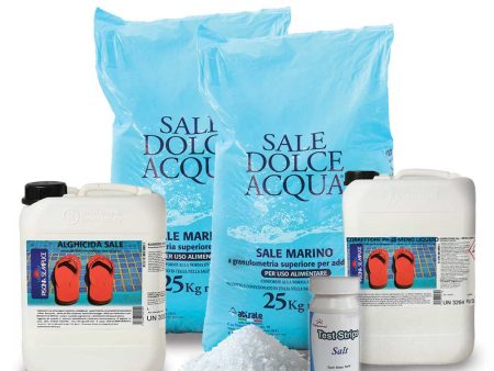 Kit trattamento acqua piscina per centraline a sale - SALTPOOL Fashion