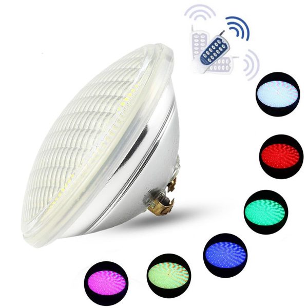 Fari per Piscina - Lampada a Led 12V con telecomando - PAR 56 - IP68 - 24 Watt - 2400 Lumen Online now