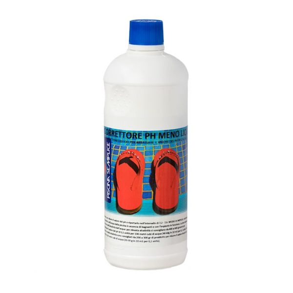 Correttore liquido PH Meno per trattamento acqua piscina - 1 lt Online now