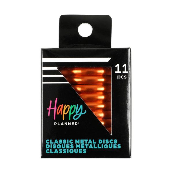 Happy Planner Pumpkin Cutout Medium Metal discs on Sale