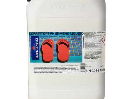 Correttore liquido PH Meno per trattamento acqua piscina - 10 kg Online Sale