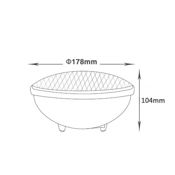 Fari per Piscina - Lampada a Led 12V con telecomando - PAR 56 - IP68 - 24 Watt - 2400 Lumen Online now