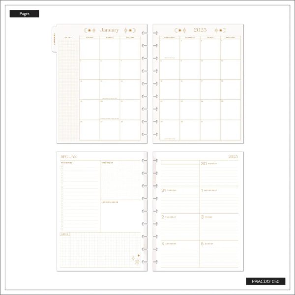 The Happy Planner Classic Deluxe - Everyday Magic -  2025 12 kk Kalenteri For Sale