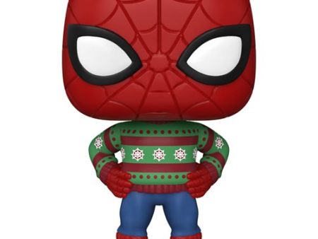 PRESALE | Funko POP! Marvel: Holiday - Spider-Man (Sweater) #1284 Vinyl Figures Online Sale