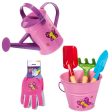 Set Attrezzi Giardinaggio Bambini - a scelta Azzurro o Rosa on Sale