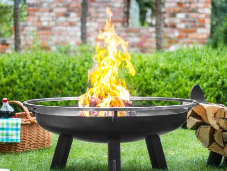 Braciere da giardino in acciaio nero - PORTO - vari diametri Hot on Sale