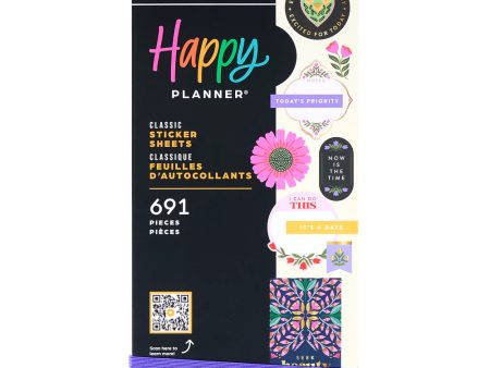 Happy Planner Tarrakirja - Classic Value Pack Stickers - Folk & Flora Supply