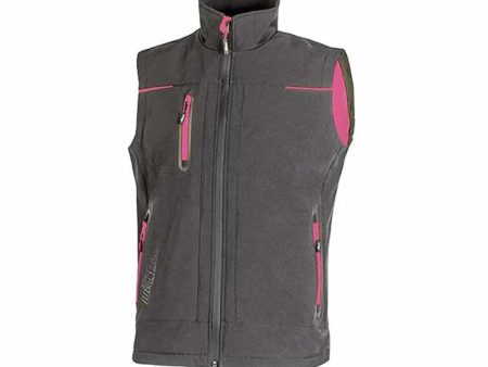 Universe, Gilet da Lavoro per Donna - Taglie Assortite - Colore Grey Fucsia Supply