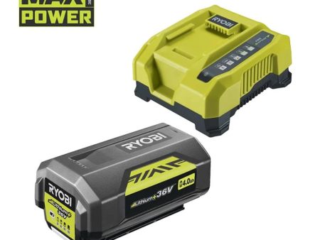 Kit batteria 36V 4.0 Ah e caricabatterie rapido - Ryobi Discount