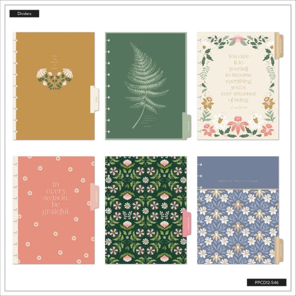 The Happy Planner Classic - Forest Flowers - 2025 12 kk Kalenteri Hot on Sale