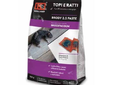 Esca per topi in pasta fresca - a base di Brodifacoum - 150gr on Sale