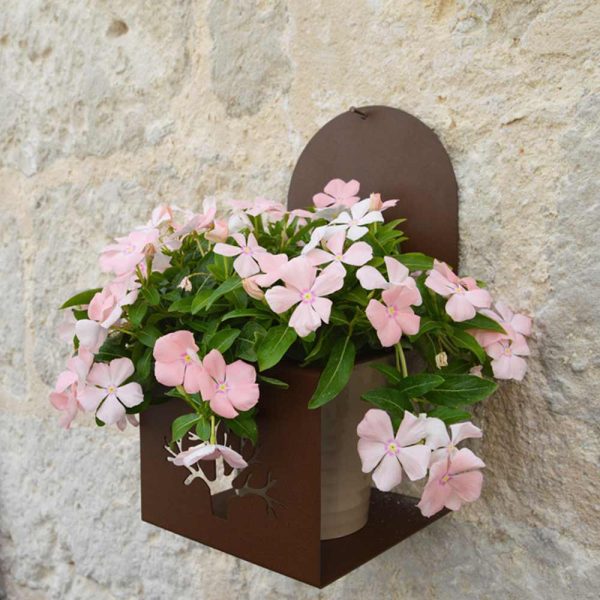 Portavaso da muro per orchidee e piante - Corten Online Sale