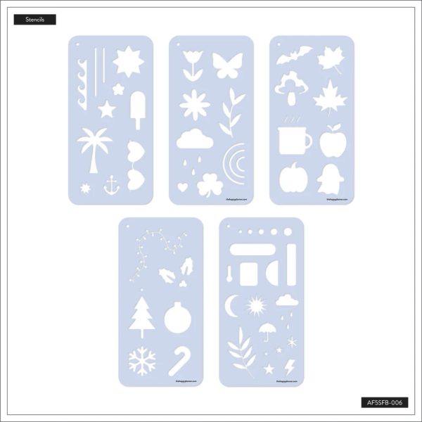 The Happy Planner - Stencils - Seasonal Online now