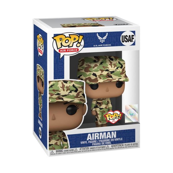 Funko POP! Air Force: Airman Camo Hispanic Female Vinyl Figure Online Sale