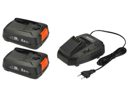 Starter Set Power 4 All 18V - 2 batterie  2.5 Ah + caricatore Online now