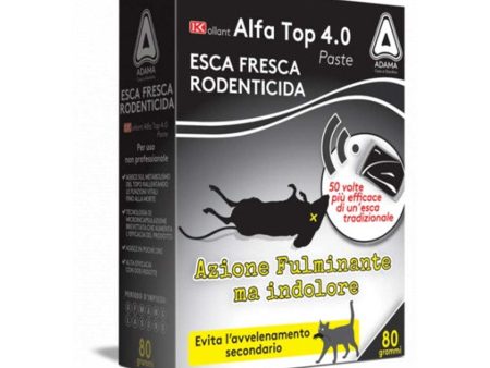 Esca in pasta fresca per topi - Alfa top 4.0 Paste - da 80 o 280 gr- Adama Supply