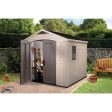 Casetta da giardino in resina FACTOR 8x8 - ‎256x255x243h cm - Beige Online