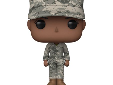 Funko POP! Military Army: Soldier Camo African American Female Vinyl Figure Hot on Sale