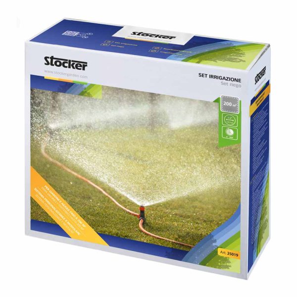 Kit irrigazione giardino fino a 200 mq - con tubo in pvc da 15 metri da 1 2  Fashion