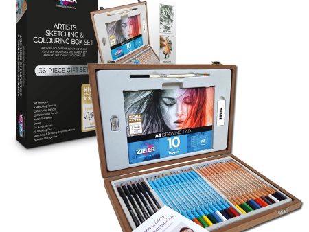 Zieler Artist Sketching and Colouring Pencils Online Sale