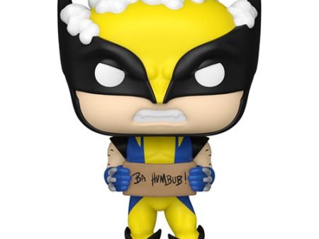 PRESALE | Funko POP! Marvel: Holiday - Wolverine with Sign #1285 Vinyl Figures For Sale