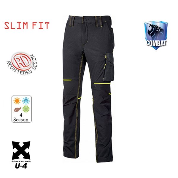 Pantaloni da Lavoro, Slim Fit, modello World - U Power on Sale