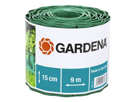 Bordura da giardino a rotolo per prato - verde - 9 metri - 15 o 20 cm Sale