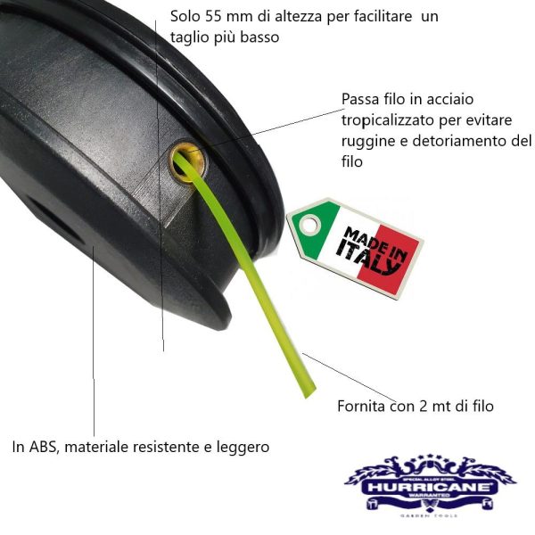 Testina decespugliatore universale Batti e Vai Slim + Accessori Supply