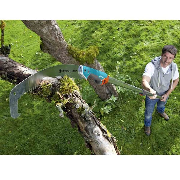 Segaccio curvo da giardino c  Asta telescopica 210-390 cm - Combisystem Discount