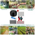 Kit Irrigazione a Goccia regolabile 0-70 l h - per giardino, aiuole, orto - 30 mt con 30 Punti di Innaffio Online Hot Sale