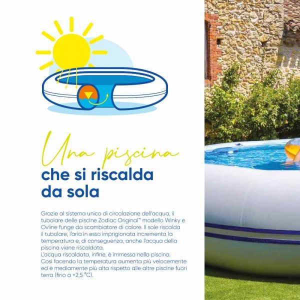 Piscina Fuori Terra - WINKY 4 - Zodiac - Ø 5,00 x h 1,05 Sale