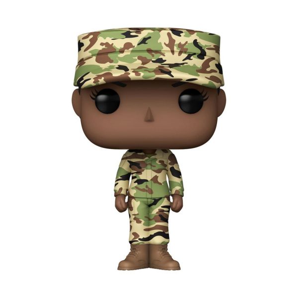 PRESALE | Funko POP! Air Force: Airman Camo African-American Female USAF Vinyl Figure Supply