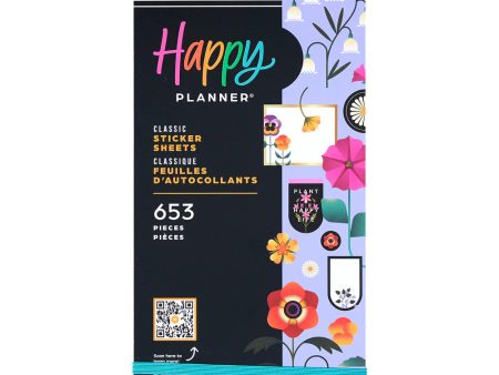 Happy Planner Tarrakirja - Classic Value Pack Stickers - Radiant Garden Sale