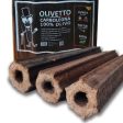 Tronchetti di legno di ulivo pressato da ardere - CARBOLEGNA - Multipack 30 pezzi Sale