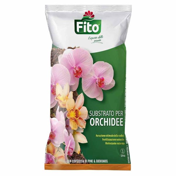 Substrato corteccia per Orchidee Naturale - da 1 Litro Discount