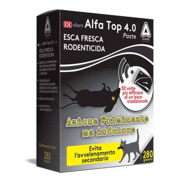 Esca in pasta fresca per topi - Alfa top 4.0 Paste - da 80 o 280 gr- Adama Supply