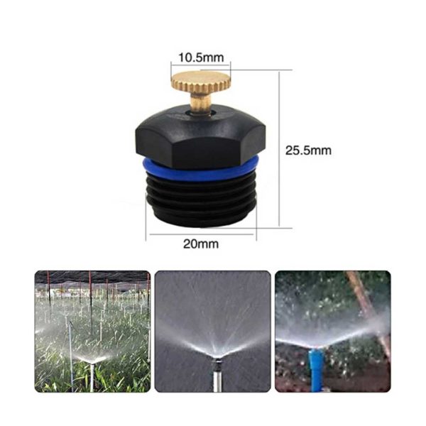 Ugello irrigatore statico a spruzzo per irrigazione 360° - 4-6 m Ø Discount