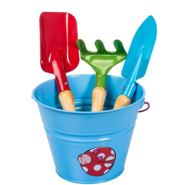 Set Attrezzi Giardinaggio Bambini - a scelta Azzurro o Rosa on Sale