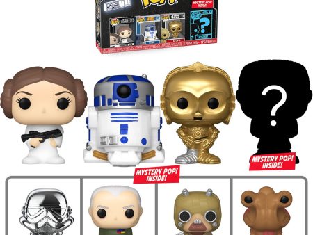 PRESALE | Funko Bitty POP! - Star Wars - Princess Leia - Four Pack Vinyl Figures Hot on Sale